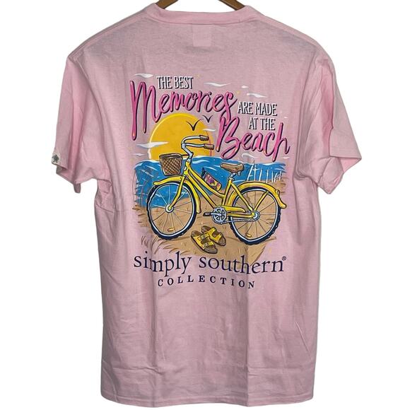 NWT Simply Southern Beach Memories Shirt - Picture 1 of 6
